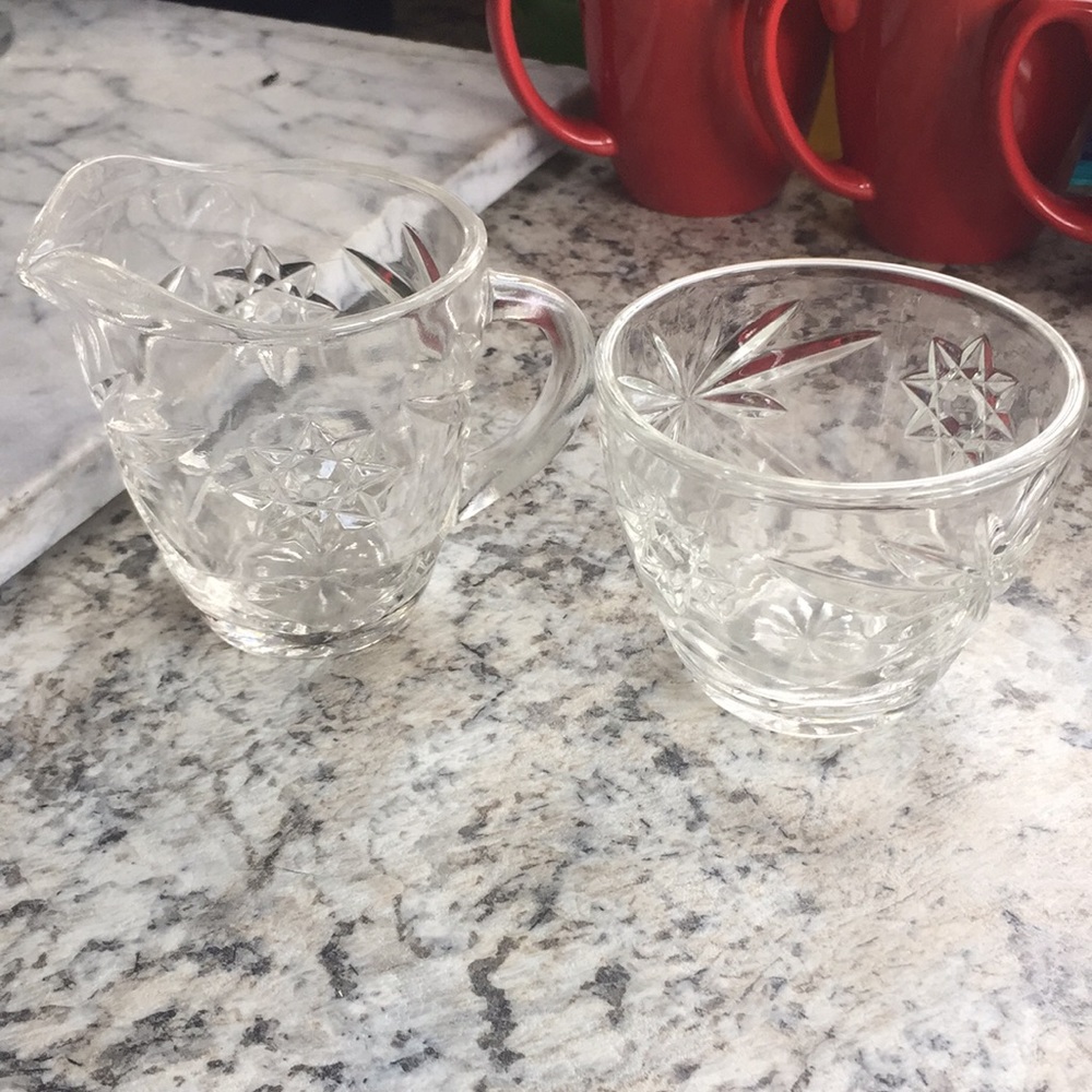 Crystal glass set